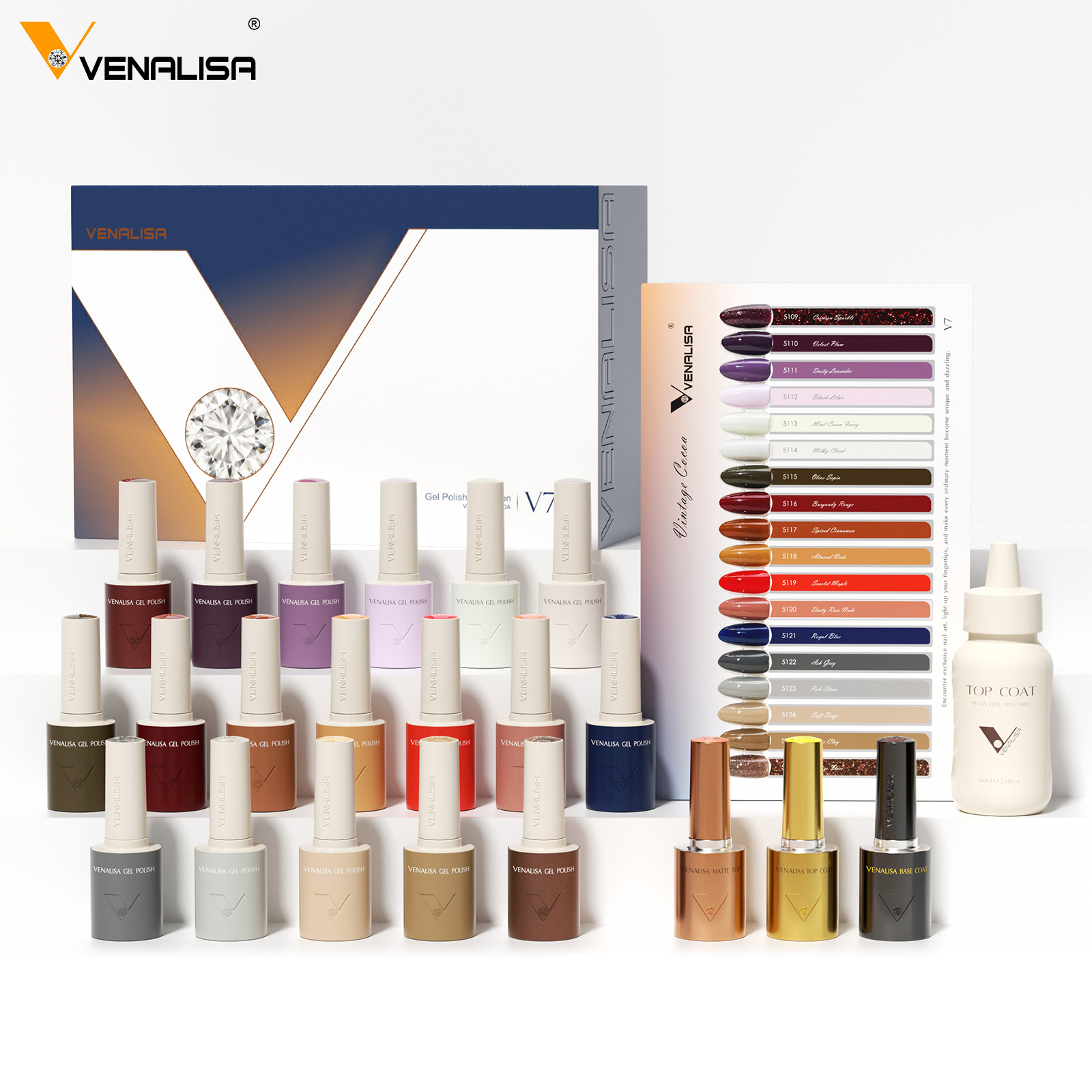 Uv Lamp Nail Resin - VENALISA V7 Gel Nail Polish 18