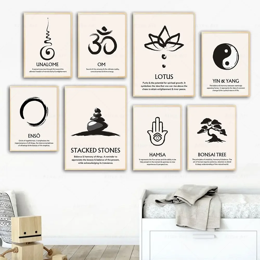 Resin Art Meaning - Zen Symbols & Meaning Wall Art