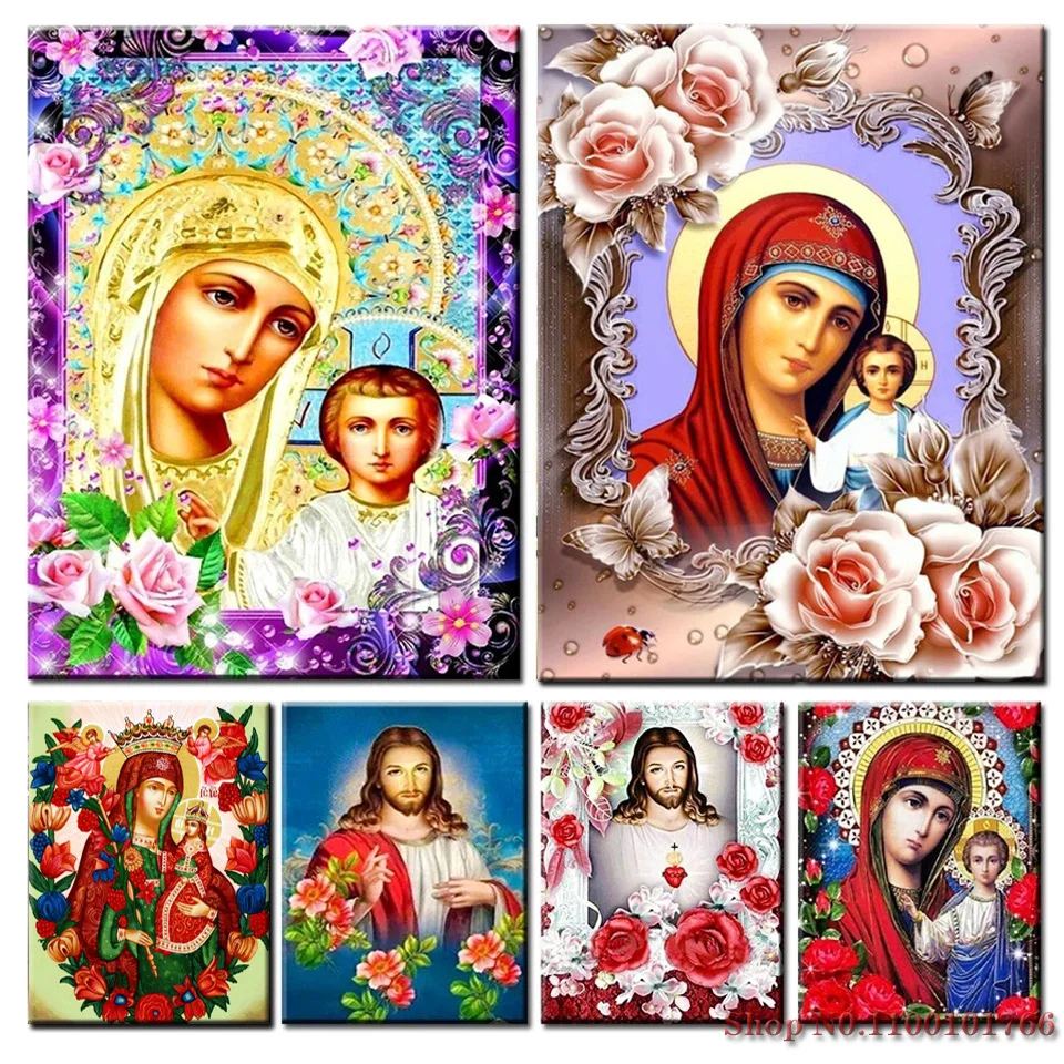 Resin Art Mary - 5D Diy Diamond Painting Virgin Mary
