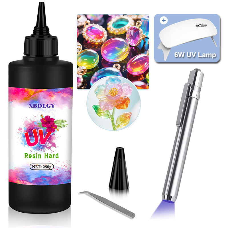 200g/250g/500g UV Resin Hard G - Resin Art Epoxy recension och pris