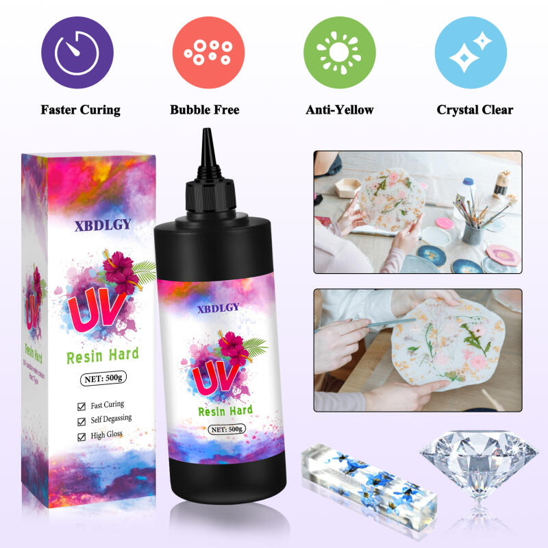 200g/250g/500g UV Resin Hard G - Resin Art Epoxy recension och pris