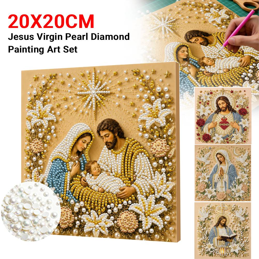 Jesus Virgin Mary DIY Diamond  - Resin Art Mary recension och pris