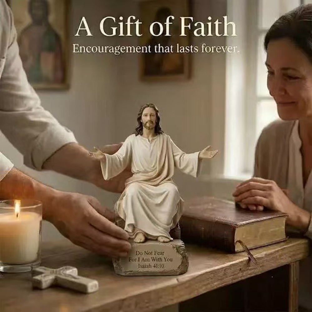 Virgin Mary Desktop Figurine O - Resin Art Mary recension och pris