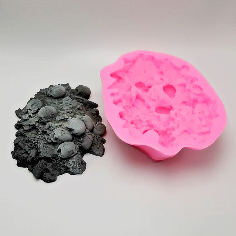 Silicone mold Halloween skull  - Resin Art Kitchen recension och pris