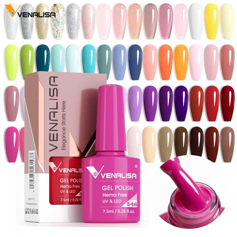 VENALISA VIP5 Luxury Gel Polis - Uv Lamp Nail Resin recension och pris