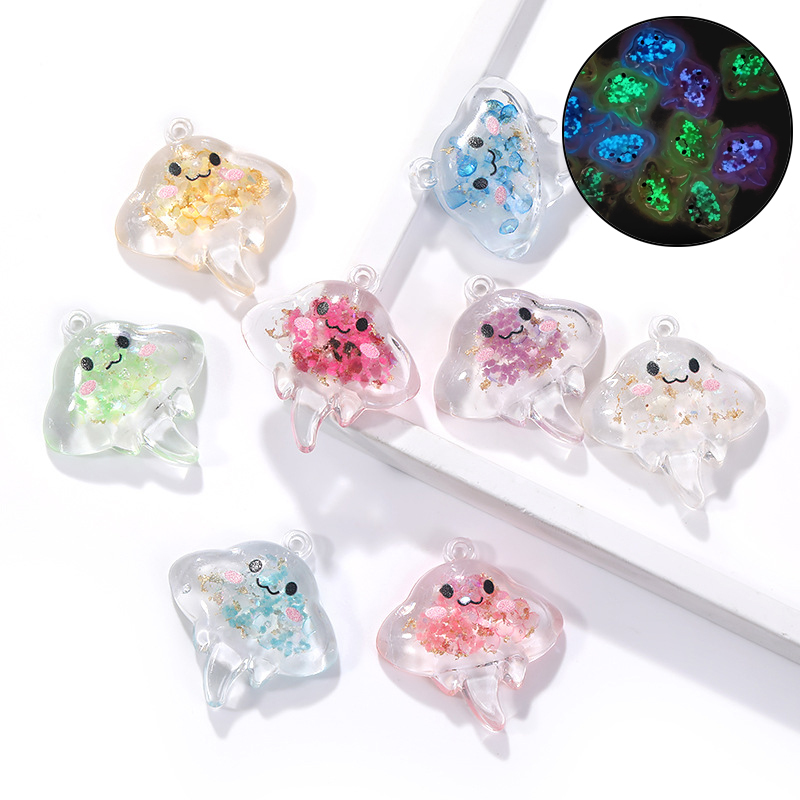 10Pcs Luminous Manta Rays Resi - Resin Art Acrylic recension och pris