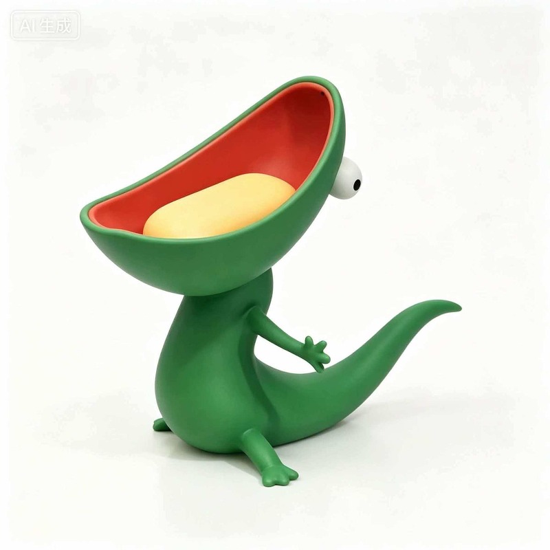 Cute Lizard Soap Holder Cartoo - Resin Art Kitchen recension och pris