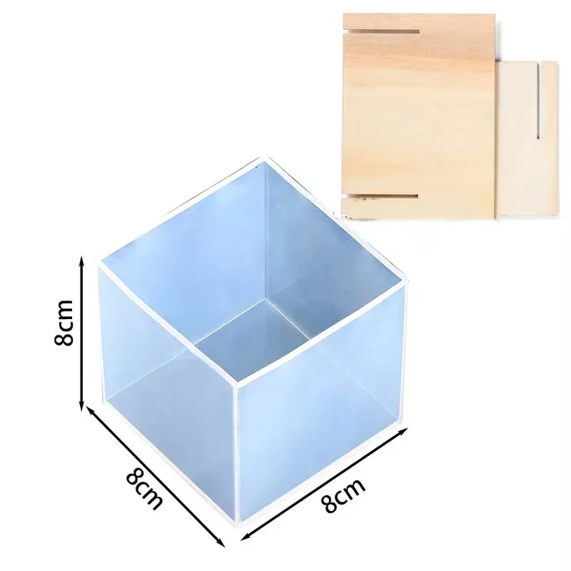 Clear Silicone Cube Molds Larg - Resin Art Cube recension och pris