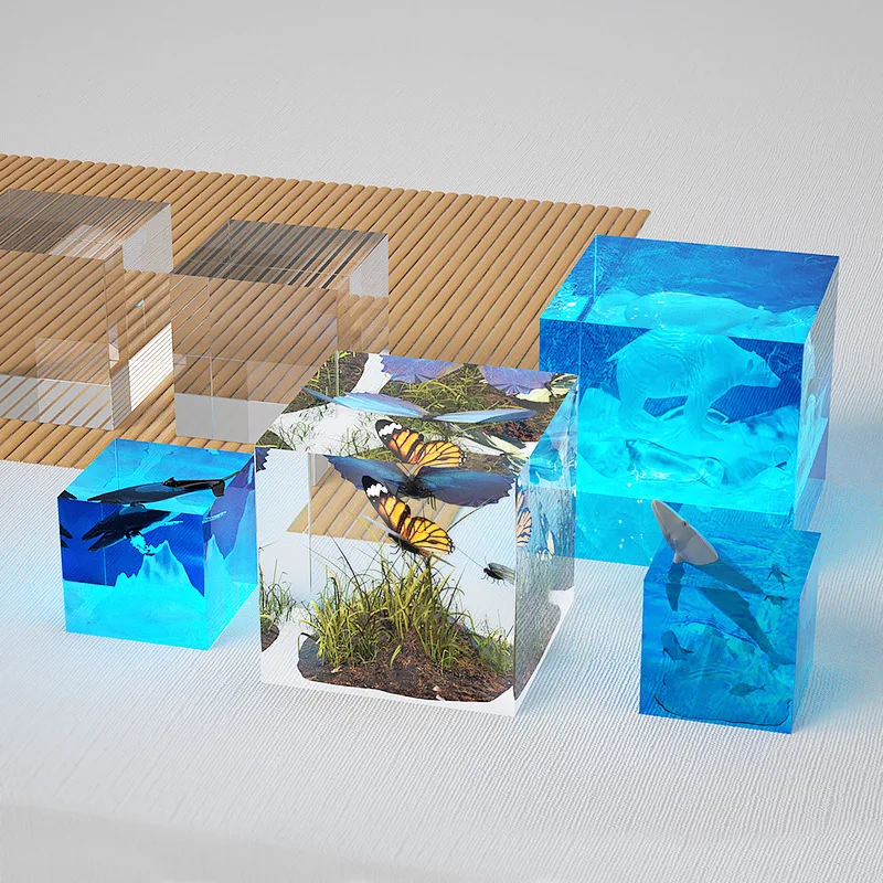 Clear Silicone Cube Molds Larg - Resin Art Cube recension och pris