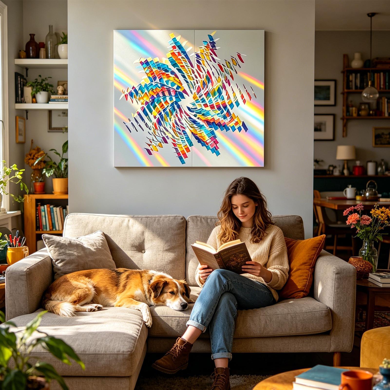 Acrylic Iridescent Radiant She - Resin Art Cube recension och pris
