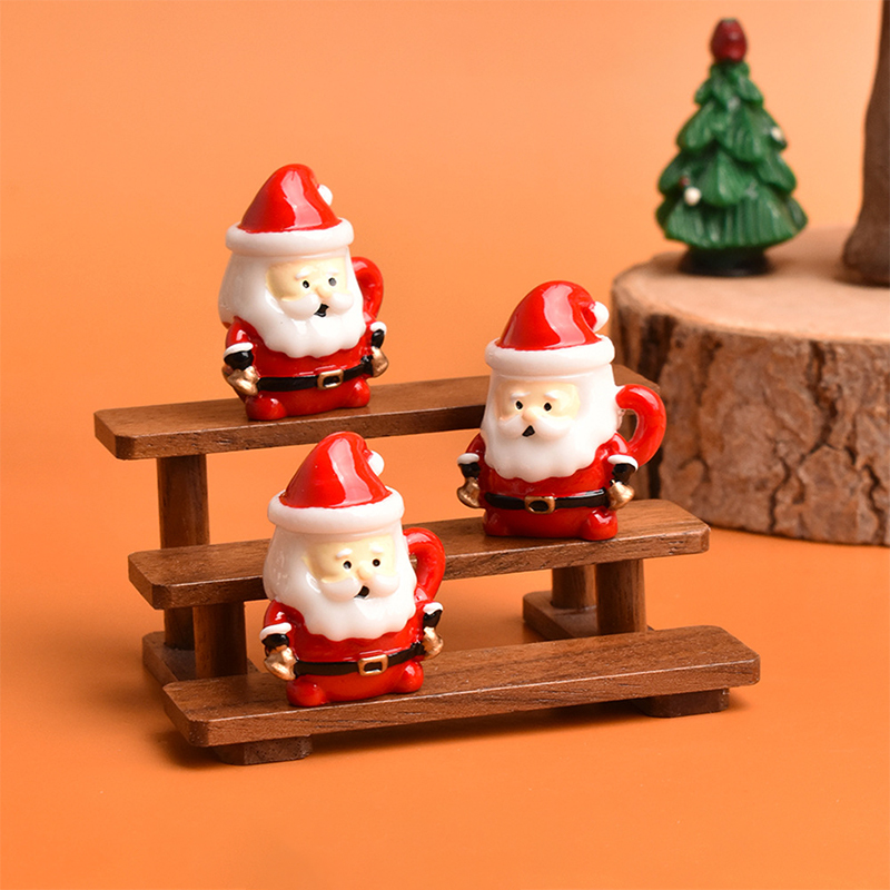 Mini Santa Teacup Ornament - R - Resin Art Craft recension och pris