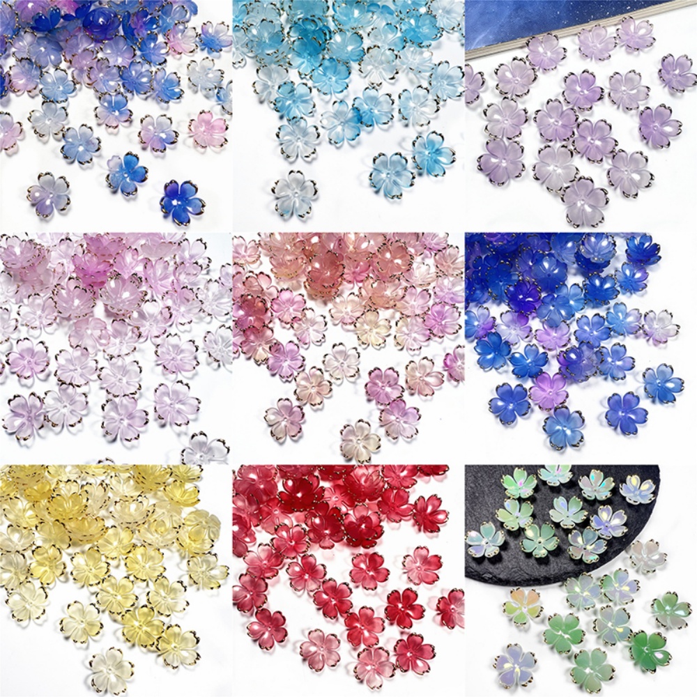 50pcs/lot 19mm Acrylic Cherry  - Resin Art Acrylic recension och pris