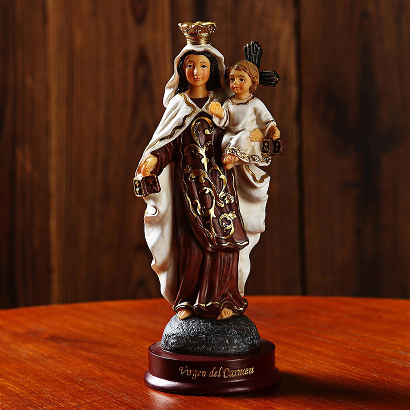 Religious Figurine Resin Virgi - Resin Art Mary recension och pris