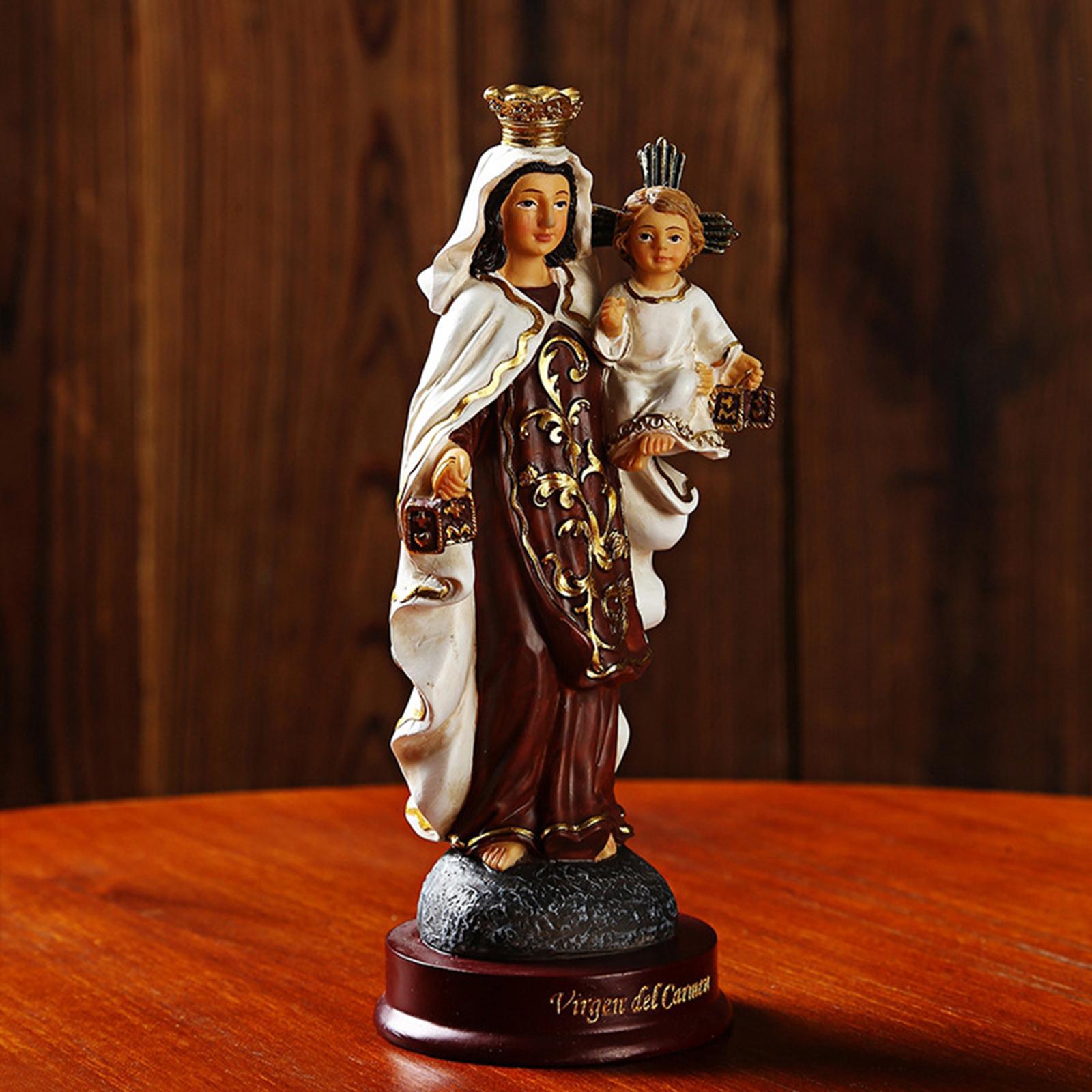 Religious Figurine Resin Virgi - Resin Art Mary recension och pris