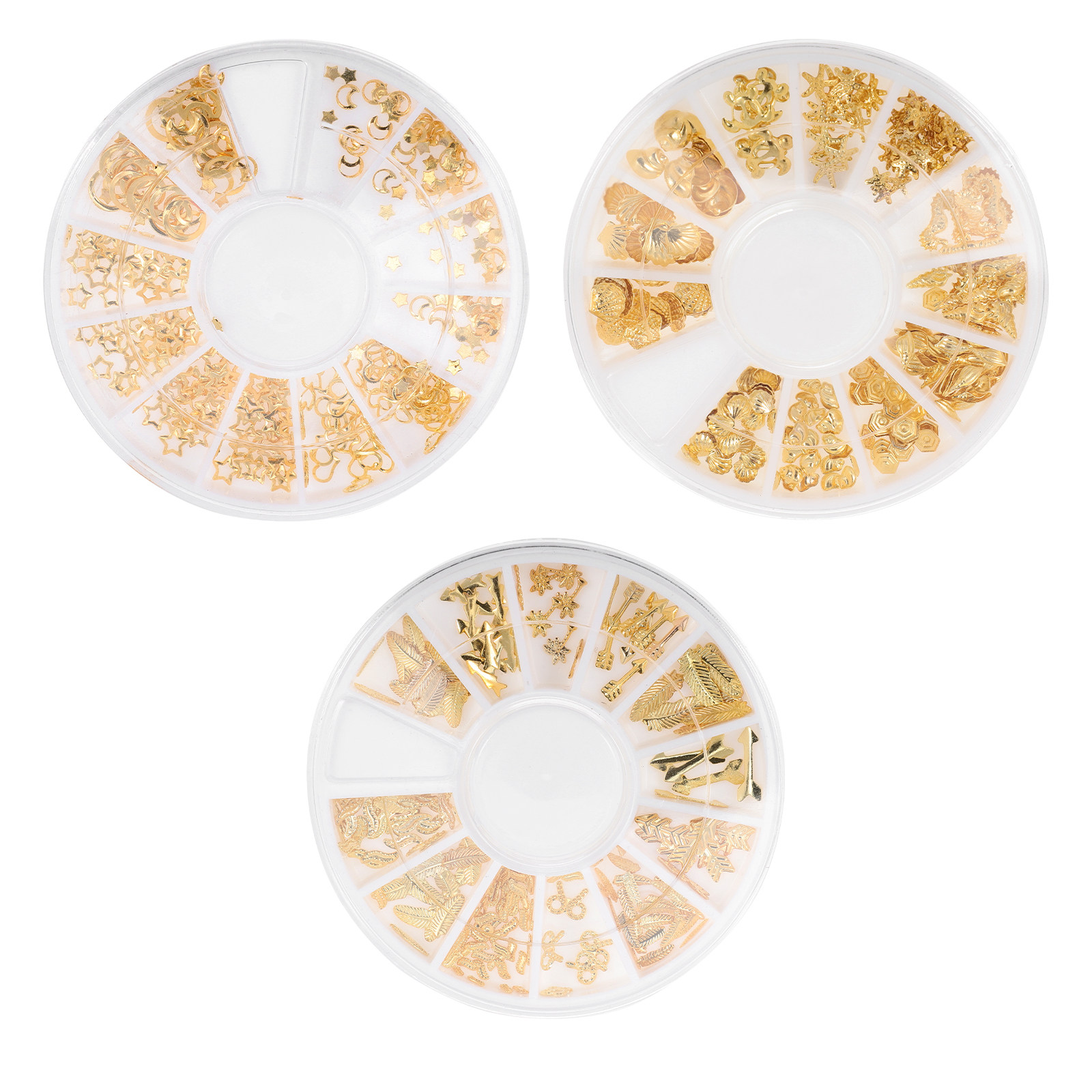 3 Boxes Metal Alloy Stickers D - Resin Art Craft recension och pris