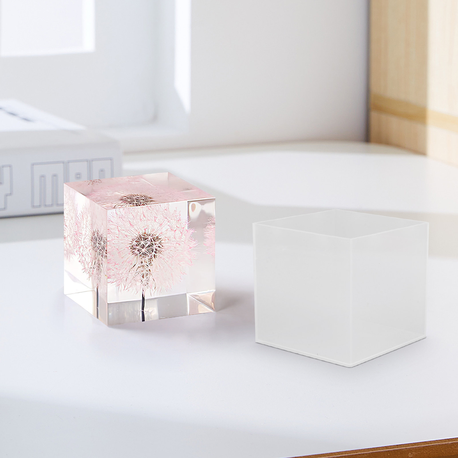 2Pcs Clear Silicone Epoxy Cube - Resin Art Cube recension och pris