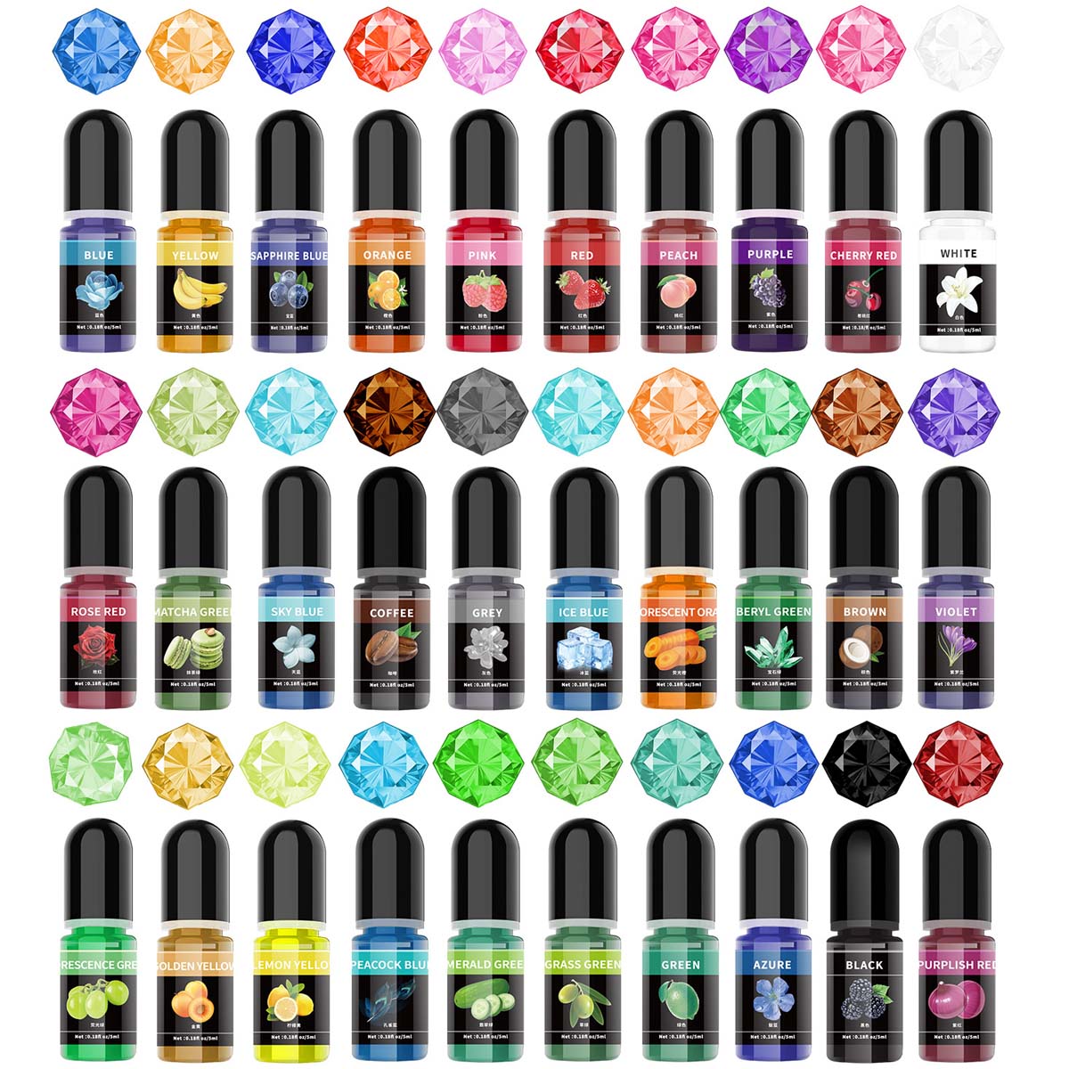 5ml/Bottle Epoxy Resin Pigment - Resin Art Epoxy recension och pris