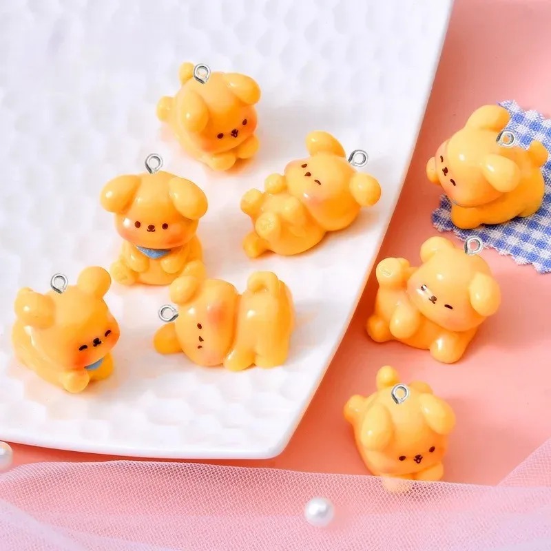 10Pcs Cute Cartoon Dog Acrylic - Resin Art Acrylic recension och pris