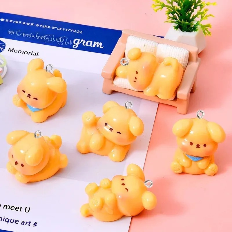 10Pcs Cute Cartoon Dog Acrylic - Resin Art Acrylic recension och pris