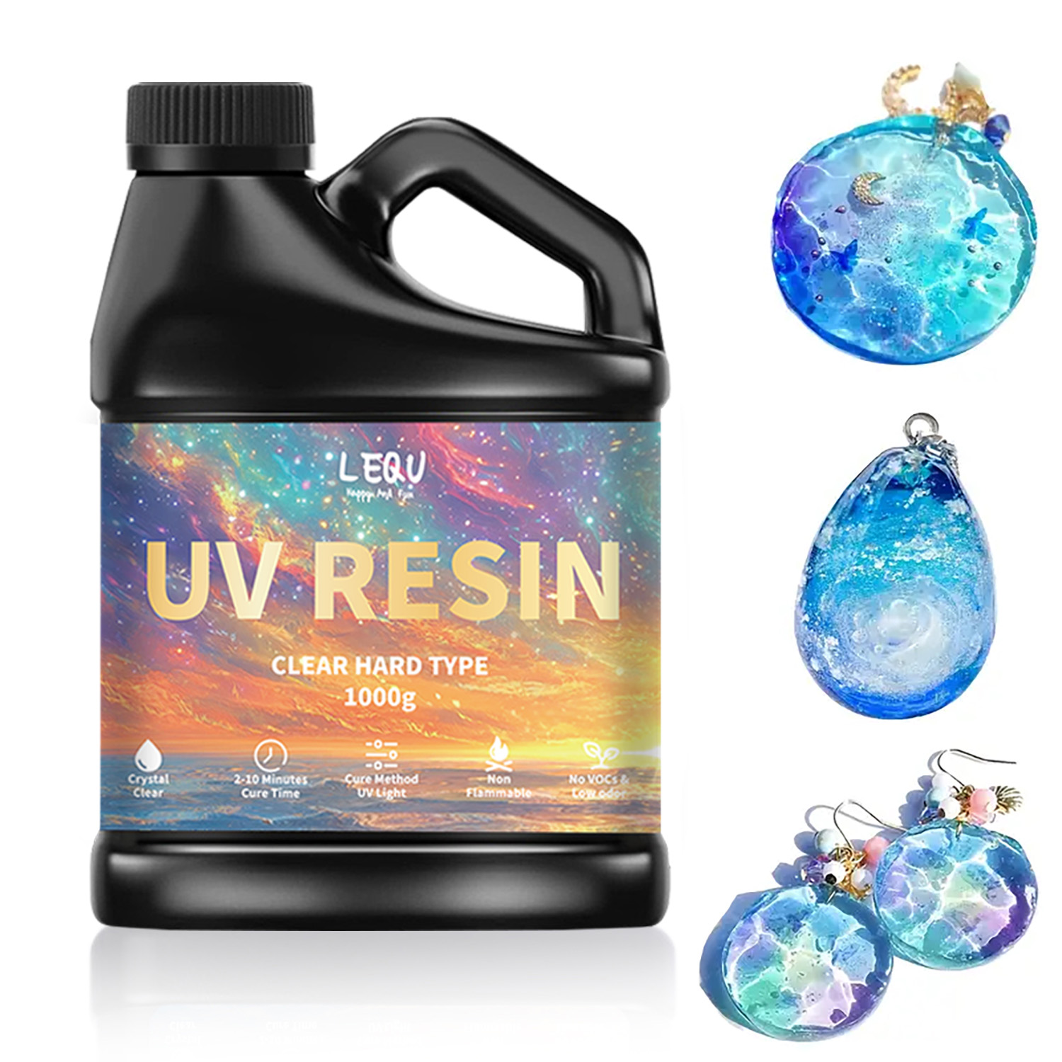 100/200/500/1000g UV Epoxy Res - Resin Art Epoxy recension och pris